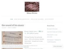 Tablet Screenshot of manawrites.wordpress.com