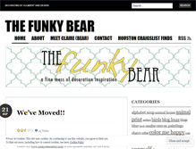 Tablet Screenshot of funkybear.wordpress.com