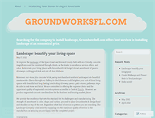 Tablet Screenshot of groundworksfl.wordpress.com