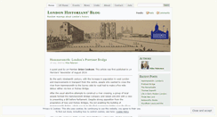 Desktop Screenshot of londonhistorians.wordpress.com