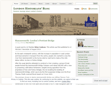 Tablet Screenshot of londonhistorians.wordpress.com