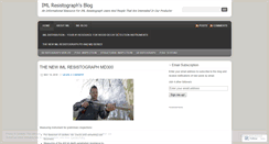 Desktop Screenshot of imlresistograph.wordpress.com