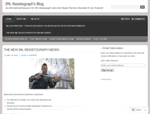 Tablet Screenshot of imlresistograph.wordpress.com