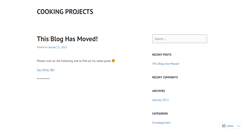 Desktop Screenshot of cookingprojects.wordpress.com