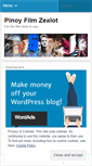 Mobile Screenshot of pinoyfilmzealot.wordpress.com