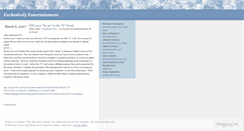 Desktop Screenshot of exclusivelyentertainment.wordpress.com