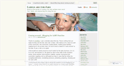 Desktop Screenshot of labelsareforjars.wordpress.com