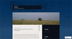 Desktop Screenshot of abigny.wordpress.com
