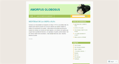 Desktop Screenshot of amorfusglobosus.wordpress.com