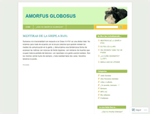 Tablet Screenshot of amorfusglobosus.wordpress.com