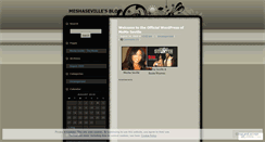 Desktop Screenshot of meshaseville.wordpress.com