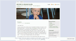 Desktop Screenshot of henryshighchair.wordpress.com