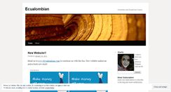 Desktop Screenshot of ecualombian.wordpress.com