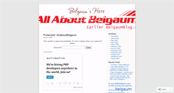 Desktop Screenshot of belgaumblog.wordpress.com