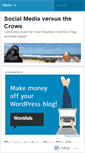 Mobile Screenshot of communitycrowcontrol.wordpress.com