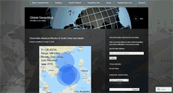 Desktop Screenshot of glblgeopolitics.wordpress.com