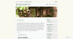 Desktop Screenshot of becomingourselves.wordpress.com