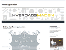 Tablet Screenshot of hverdagsmaden.wordpress.com