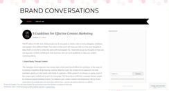 Desktop Screenshot of brandstreet.wordpress.com