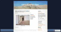 Desktop Screenshot of lauraofarabia.wordpress.com