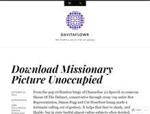 Tablet Screenshot of dayitaflowr.wordpress.com