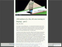 Tablet Screenshot of kitchenverses.wordpress.com