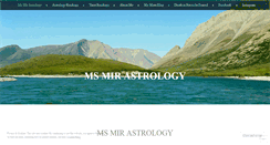 Desktop Screenshot of msmirastrology.wordpress.com