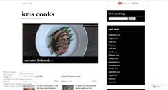 Desktop Screenshot of kriscooks.wordpress.com