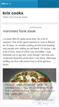 Mobile Screenshot of kriscooks.wordpress.com