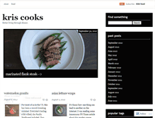 Tablet Screenshot of kriscooks.wordpress.com