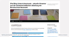 Desktop Screenshot of ipadklasse.wordpress.com