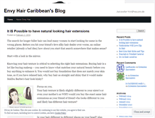 Tablet Screenshot of hairenvy.wordpress.com