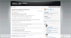 Desktop Screenshot of minoraddition.wordpress.com