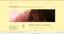 Desktop Screenshot of mlewisredford.wordpress.com