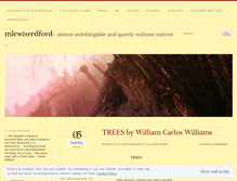 Tablet Screenshot of mlewisredford.wordpress.com