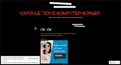 Desktop Screenshot of capsuletoy.wordpress.com