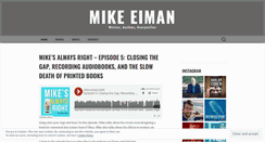 Desktop Screenshot of mikeeiman.wordpress.com