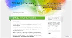 Desktop Screenshot of apaquevedo.wordpress.com