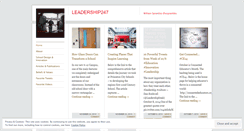 Desktop Screenshot of leadership247.wordpress.com