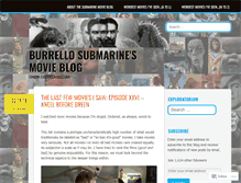 Tablet Screenshot of burrellosubmarinemovies.wordpress.com