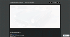 Desktop Screenshot of classisport.wordpress.com