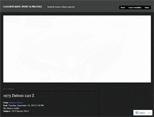 Tablet Screenshot of classisport.wordpress.com