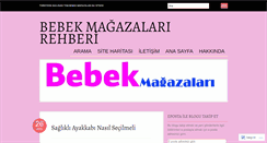 Desktop Screenshot of bebekmagazalari.wordpress.com
