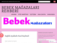 Tablet Screenshot of bebekmagazalari.wordpress.com