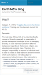 Mobile Screenshot of earth145.wordpress.com