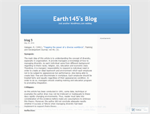 Tablet Screenshot of earth145.wordpress.com