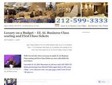 Tablet Screenshot of elalairlines.wordpress.com