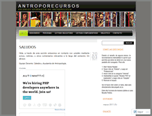 Tablet Screenshot of antroporecursos.wordpress.com