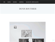 Tablet Screenshot of denisrouthierart.wordpress.com