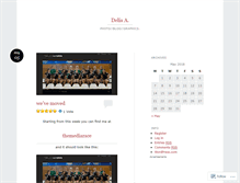 Tablet Screenshot of deliaalbu.wordpress.com